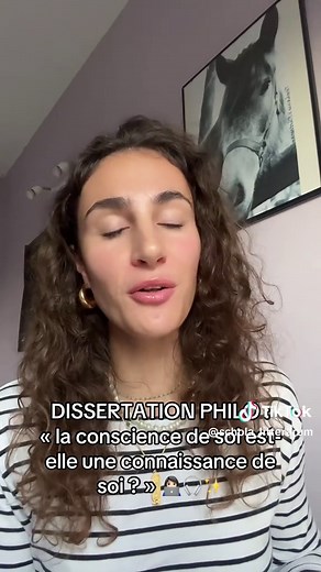 Exemple de dissertation sur la conscience en philosophie