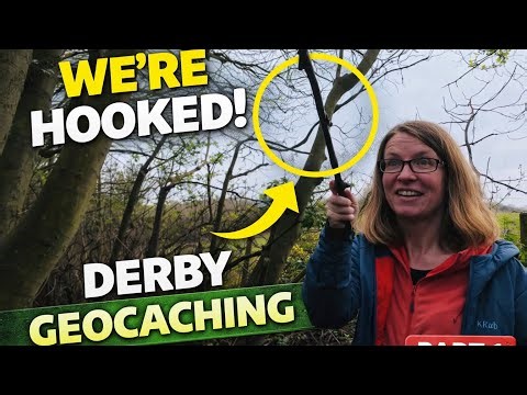 Geocaching Near Derby! 🧭 Circular Trail Adventure (Part 1) | We’re Hooked!
