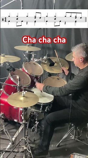 Cha ch cha Drum rhythm + accompaniment #drums