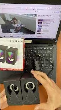 Loa máy tính laptop mini đèn led siêu rẻ ngon ghê.