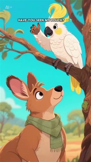 Kangaroo’s Lost Pouch🦘#funny#shortsvideo#caeroon