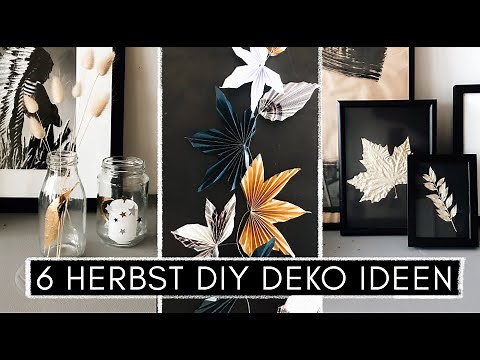 6 einfache & schnelle DIY Herbst-Dekoideen zum Selbermachen