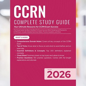 CCRN Exam Ebook Study Guide: Practice Questions & Cheat Sheet (PDF Downloadable Edition) - Etsy