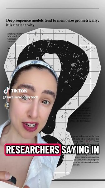 We’ve been thinking about AI memory all wrong. For years, we assumed models like ChatGPT stored information like flashcards — “Paris → France,” “Apple → Fruit,” each fact independent, disconnected, and retrieved on demand. Researchers call this associative memory. But new research from Google and Carnegie Mellon shows something completely different. For certain types of structured knowledge, AI doesn’t just memorize — it builds geometric maps of meaning. Inside these maps, related ideas cluster 