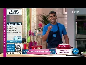 Kitchen HQ Microwave Pasta Cooker Set