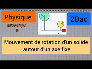 mouvement de rotation d'un solide autour d'un axe fixe: 2Bac الثانية بكالوريا