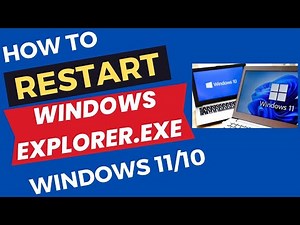 Restart Windows Explorer.exe in Windows 10 and Windows 11