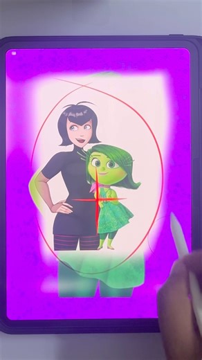 Mavis as disgust art procreate