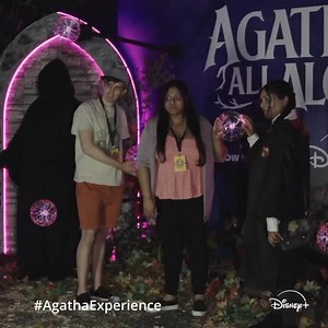 What better time to walk the Witches' Road with #DisneyPlusAtComicCon than now. A few hours to go until the #AgathaExperience ends. Be there. | Disney