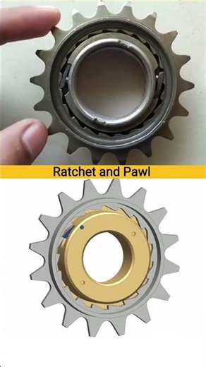 Rachet and Pawl Mechanism #shorts #howitworks #Mechanism #engineer #mechanical #explore #automobile