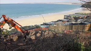 Higher resolution https://youtu.be/6-idyQeoM_M Sunshine troll along the coastal path for a look at developments at the beach resort that will host the G7 Summit (11-13 June 2021). Hopefully it will lead to increased investment and jobs in Cornwall but whatever the legacy of the G7, this will be a superb facility for further major conferences in the far South West. Over 400 St IVES videos https://www.youtube.com/playlist?list=PL30DD233028E37F5F and here in more manageable chunks : St IVES IN THE 