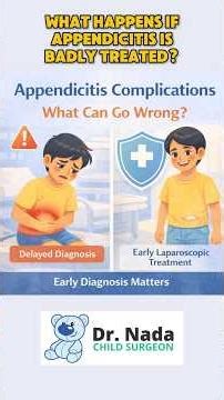 Paediatric Appendicitis: What Can Go Wrong If It’s Mismanaged? #appendicitis #childhealth
