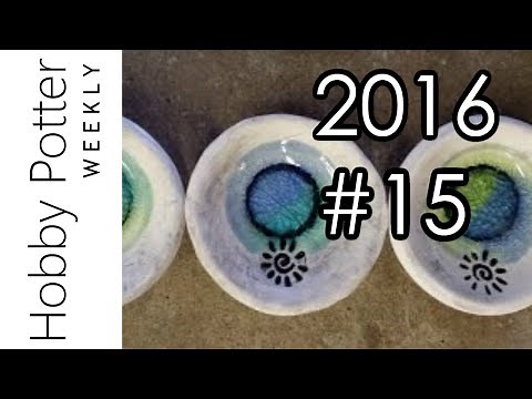 Ep. 15 S2 My Experiences Glazing & Firing Glass Beads on Earthenware