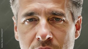 Aging Time Lapse, a young man getting older. The aging process of men