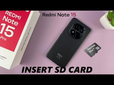 How To Insert Micro SD Card In Redmi Note 15 Pro