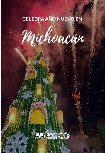 El Año Nuevo en Michoacán se vive con cercanía, cultura y paisajes que acompañan nuevos comienzos. Entre celebraciones locales y rincones llenos de historia, el estado se convierte en el escenario perfecto para iniciar el año viajando. ✨🌄 - New Year’s in Michoacán is all about connection, culture, and landscapes that frame new beginnings. With local celebrations and historic settings, the state becomes the perfect place to start the year traveling. ✨🌄 #Michoacán #AñoNuevo #VisitMexico