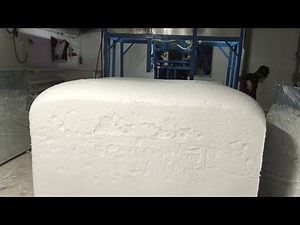 Manufacturing of Pu Foam Semi-automatic Batch Foaming Machine Gdansk Poland.