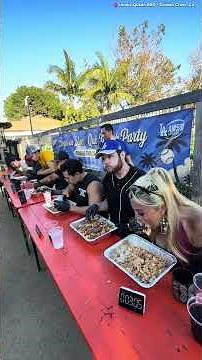 $500 Prize Loaded Fries Eating Contest at Smoke Queen BBQ in Garden Grove, CA #rainaiscrazy