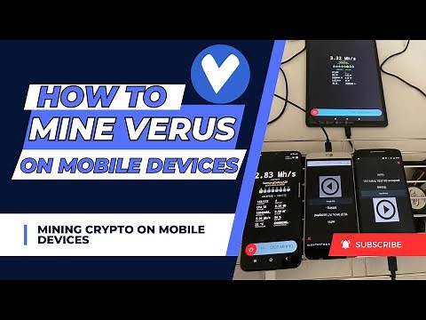 How To Mine On Mobile Devices | Verus Coin | Phone & Tablet Mining | Android Devices |