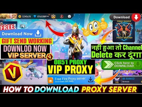 🤑How To Download Proxy Server In Free Fire 💯😱🔥 | Free Fire Proxy Server | Proxy Server Free Fire