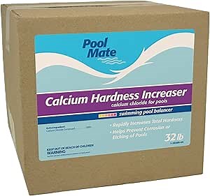 Amazon.com: Pool Mate 32-Pounds Premium Calcium Hardness Increaser for Pools, 100% Calcium Chloride