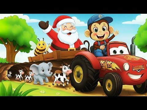 Monkey Funny | Santa Visited Pipi’s Farm—and What He Gave Was SHOCKING! | Monkey Cartoon