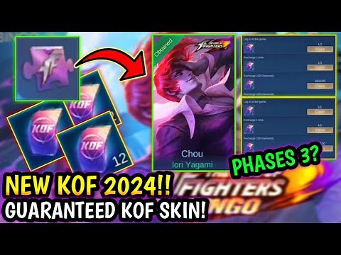 RELEASED! KOF EVENT 2024 GUARANTEED KOF SKIN IN 10X DRAW!! - MLBB