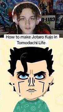 How to Make Jotaro from JoJo's Bizarre Adventure in Tomodachi Life!