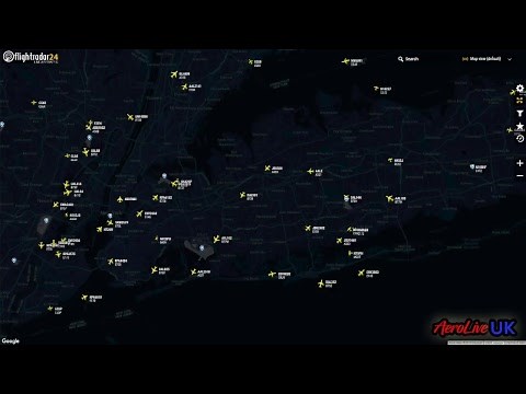 LIVE JFK New York Air Traffic Control with RADAR