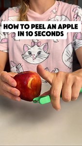 390K views · 1.2K reactions | How to peel an apple in 10 seconds!  save your time! | Alex P | Facebook
