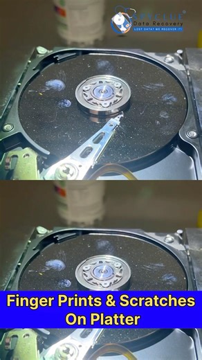 Seagate Desktop Hard Drive Platter Damage Recovery Not Possible | Data Recovery in Hyderabad