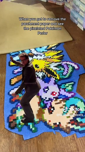 Pixel Pokemon Perler Bead Designs Revealed! Watch the Melt!