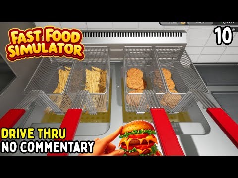 Fast Food Simulator 🍔🍟 Unlocked Frothed Coffee!! ☕ + STOCKING UP | Solo Longplay No Commentary #10