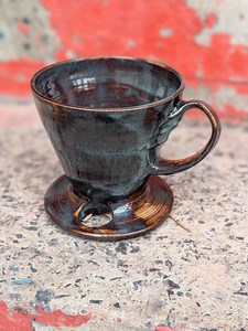 Handcrafted Ceramic Coffee Dripper: Stoneware Pour-over Coffee Maker - Etsy