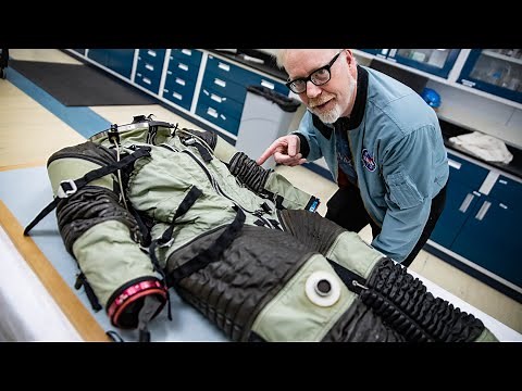 Adam Savage Stunned by This NASA Prototype Apollo Spacesuit!