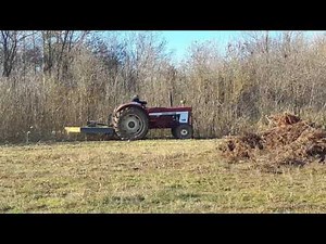 Tracteur international 1046 gyrobroyage