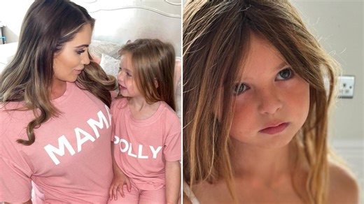 Emotional Amy Childs reveals daughter Polly, 7, has been diagnosed with dyslexia