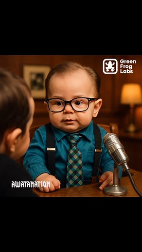 Serge Awata on Instagram: "Little Larry King interviews Norm Macdonald #normmacdonald"