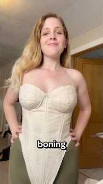 How to use boning for bust caging #sewing #diycosplay #sewingtutorial