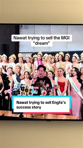 Nawat is trying to sell Engfa’s success to these future MGI generations as if they too can reach her level. The reality is Engfa is the exception, not the standard. I am not saying that it isn’t possible, but it’s not as easy as he is trying to make it seem. This video can be found on Pai Sightseeing YouTube channel posted on March 1, 206. #nawat #mgi #mgt #engfawaraha #missgrandinternational2026