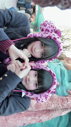 実はにいなと2回目のディズニーいってきた！(˶ᐢᗜᐢ˶)♪゛#idol  ︎︎ 左：#のんふぃく ！さん#澪織にいな @澪織にいな 右：#iLiFE #虹羽みに