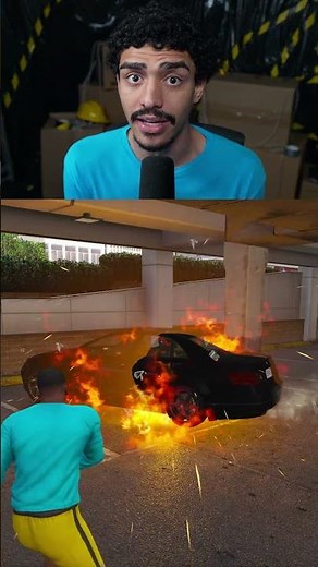 FIRE PHYSICS IN GTA 5 vs GTA 6