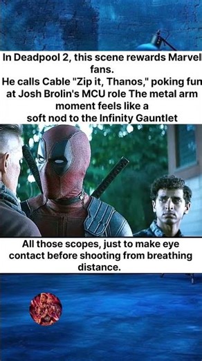 Deadpool 2 Secret Meta Joke Only Marvel Fans Caught #mcu #marvel #shorts #ytshorts #youtubeshorts
