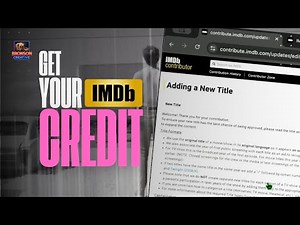 Add Your Films to IMDb in just 10 minutes!