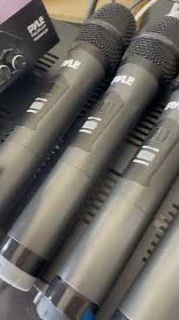 Pyle Portable Wireless Microphone System Receiver Karaoke