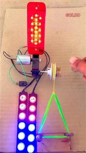 I Generated Electricity with a Rubber Band! ⚡ #Shorts