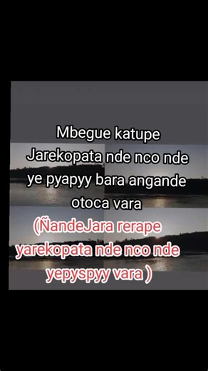 #ñande jara #rerape nbaipori icatu yyy ba mbegue katupe Jarekapa ta nde nco nde yepyyapyy vara angande otokata nde ve