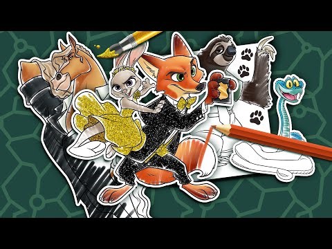 Color Zootopia 2 with Judy & Nick | Disney Coloring World