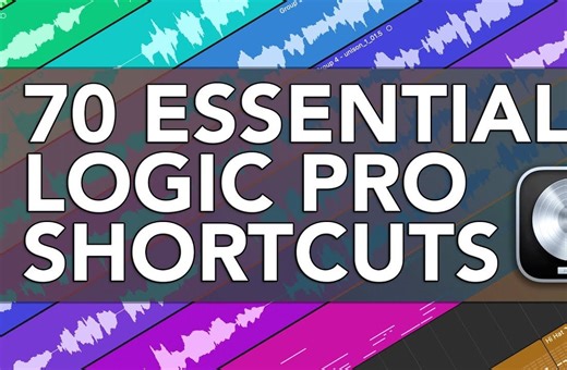 Logic Pro - 70 个必备的快捷键（快捷键速成课程）
