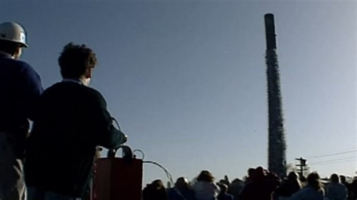 It was nearly as tall as the Space Needle and taken down in seconds - Evening Rewind